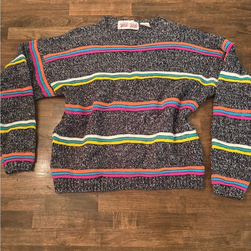 Vintage Striped Women's Sweatshirt